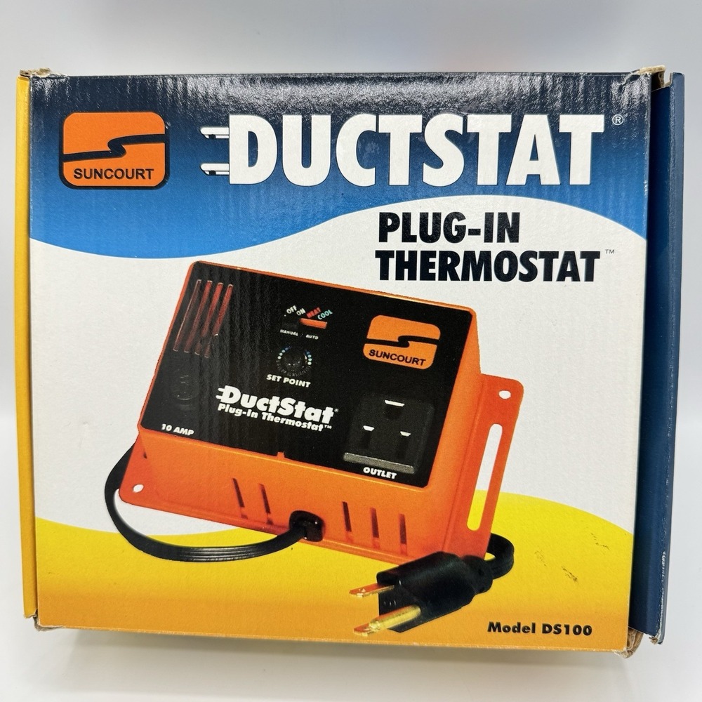 Suncourt DS100 Ductstat Plug In Thermostat Temperature Switch HVAC